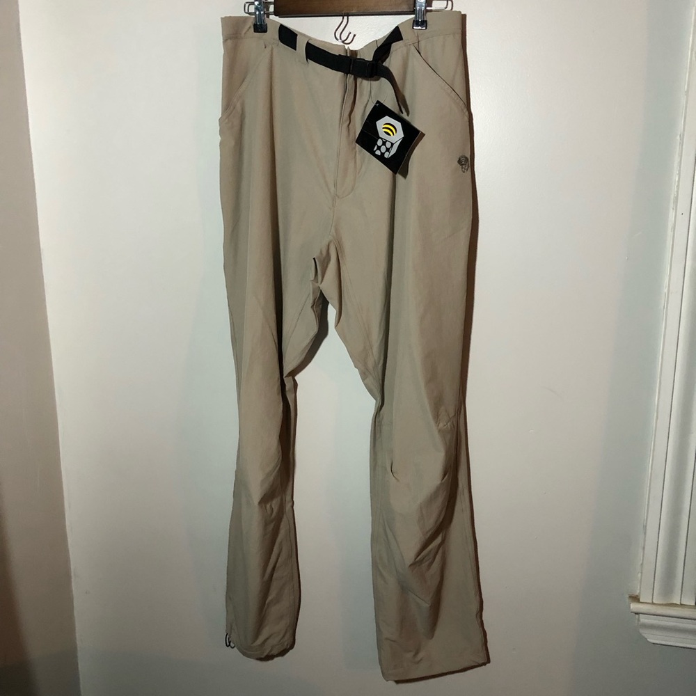Nwt mountain hardwear mens switchback stretch pants XL sand tan gorpcore outdoor